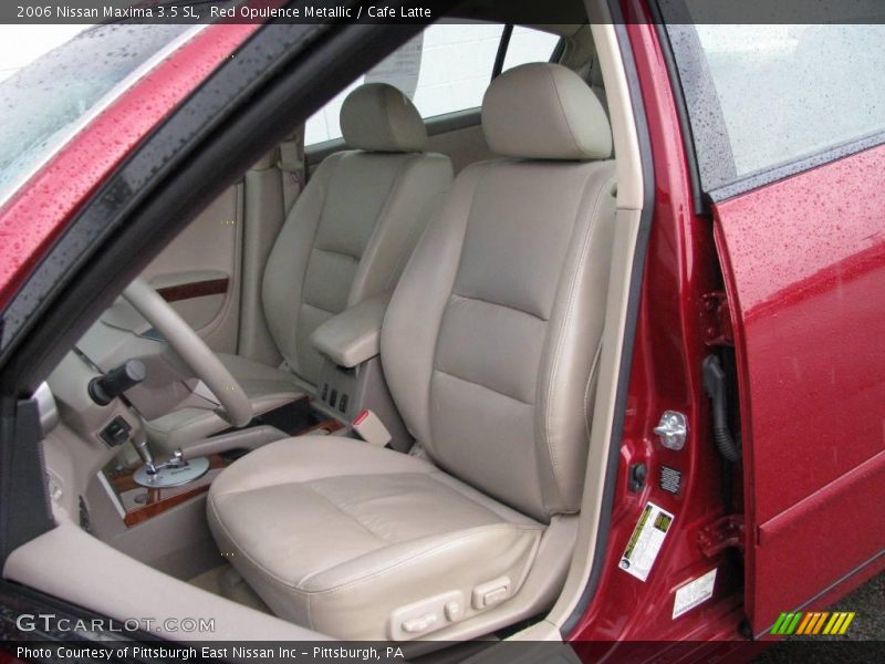 Red Opulence Metallic / Cafe Latte 2006 Nissan Maxima 3.5 SL