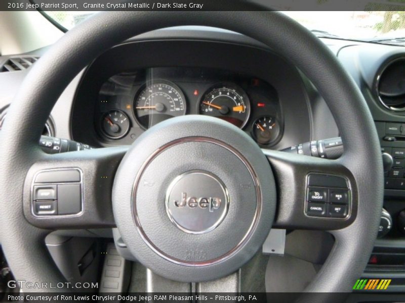Granite Crystal Metallic / Dark Slate Gray 2016 Jeep Patriot Sport