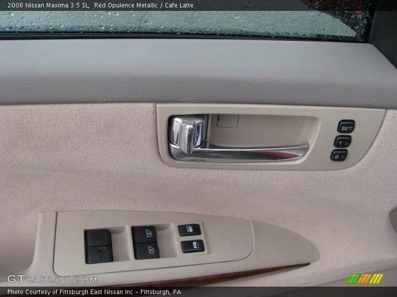 Red Opulence Metallic / Cafe Latte 2006 Nissan Maxima 3.5 SL