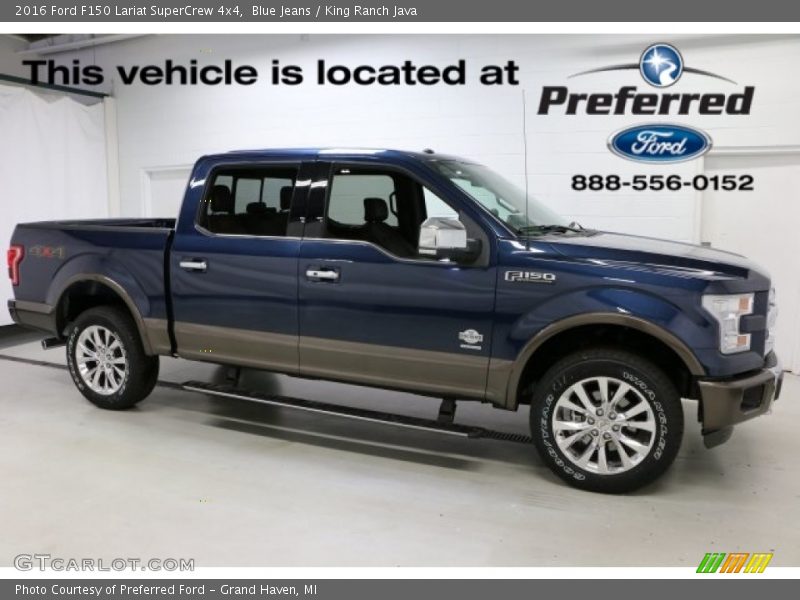 Blue Jeans / King Ranch Java 2016 Ford F150 Lariat SuperCrew 4x4