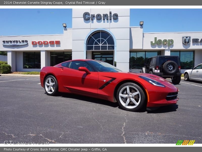Crystal Red Tintcoat / Gray 2014 Chevrolet Corvette Stingray Coupe