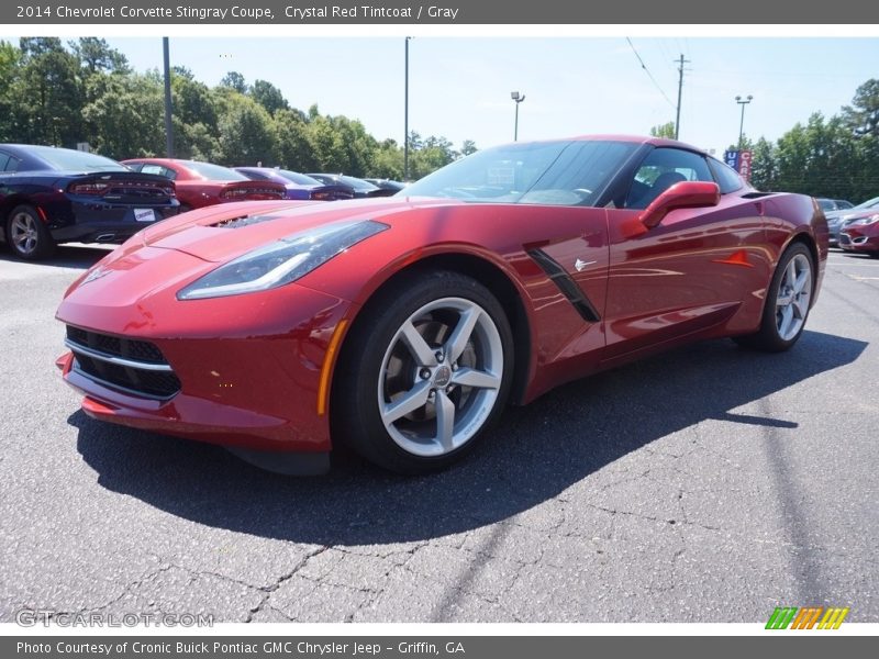 Crystal Red Tintcoat / Gray 2014 Chevrolet Corvette Stingray Coupe