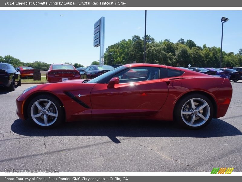 Crystal Red Tintcoat / Gray 2014 Chevrolet Corvette Stingray Coupe