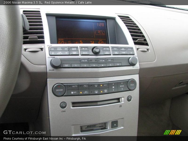 Red Opulence Metallic / Cafe Latte 2006 Nissan Maxima 3.5 SL