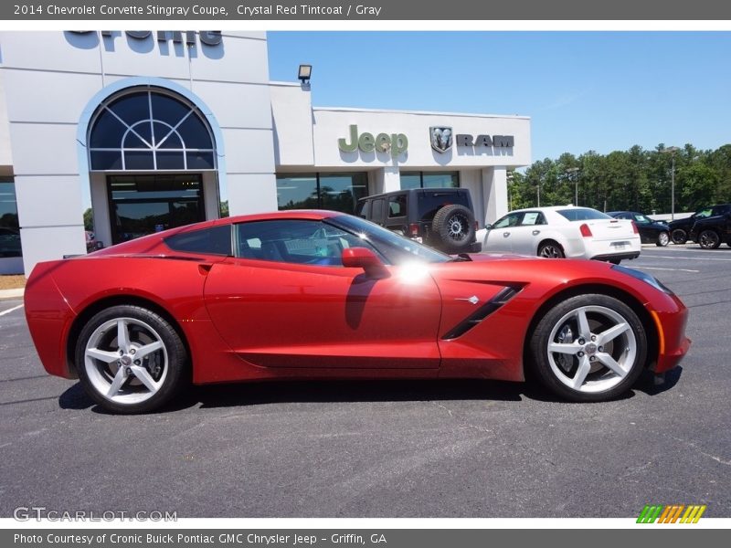 Crystal Red Tintcoat / Gray 2014 Chevrolet Corvette Stingray Coupe
