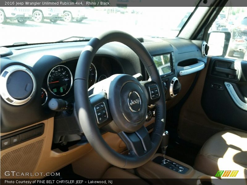Rhino / Black 2016 Jeep Wrangler Unlimited Rubicon 4x4