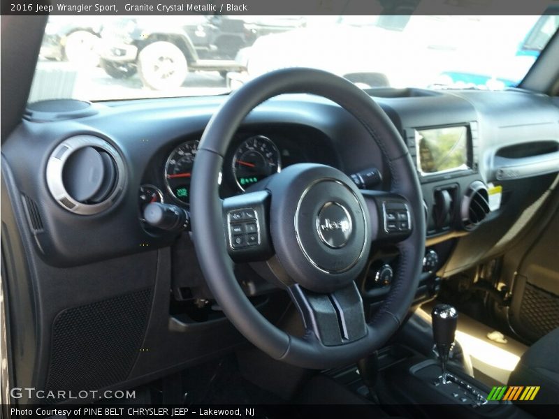 Granite Crystal Metallic / Black 2016 Jeep Wrangler Sport