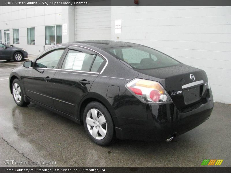 Super Black / Charcoal 2007 Nissan Altima 2.5 S