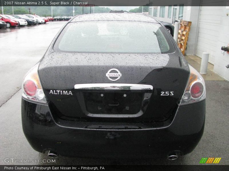 Super Black / Charcoal 2007 Nissan Altima 2.5 S