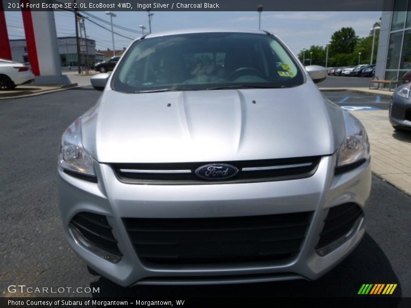 Ingot Silver / Charcoal Black 2014 Ford Escape SE 2.0L EcoBoost 4WD