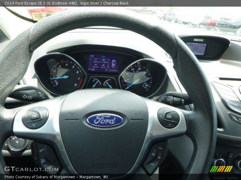 Ingot Silver / Charcoal Black 2014 Ford Escape SE 2.0L EcoBoost 4WD