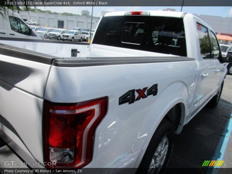 Oxford White / Black 2016 Ford F150 Lariat SuperCrew 4x4