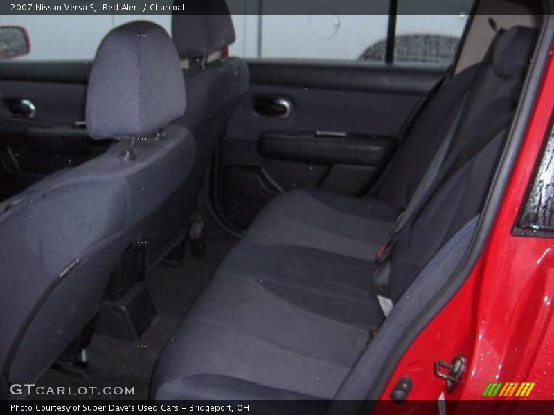 Red Alert / Charcoal 2007 Nissan Versa S