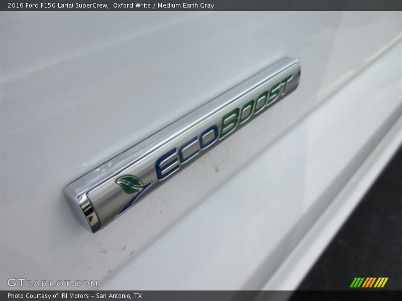 Oxford White / Medium Earth Gray 2016 Ford F150 Lariat SuperCrew