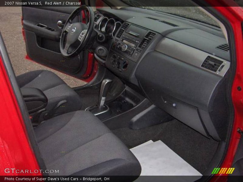 Red Alert / Charcoal 2007 Nissan Versa S