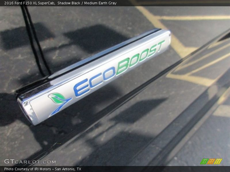 Shadow Black / Medium Earth Gray 2016 Ford F150 XL SuperCab