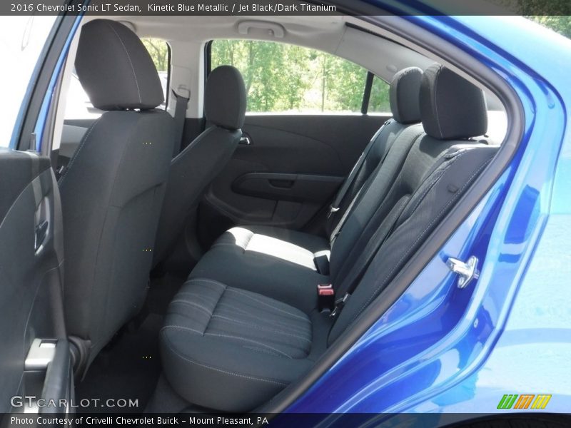 Kinetic Blue Metallic / Jet Black/Dark Titanium 2016 Chevrolet Sonic LT Sedan