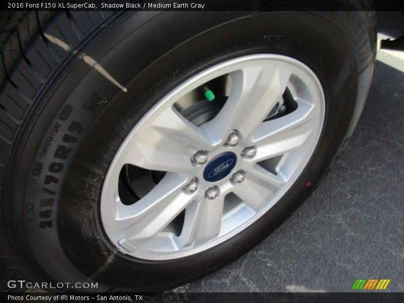 Shadow Black / Medium Earth Gray 2016 Ford F150 XL SuperCab