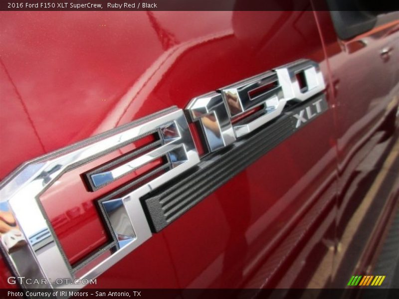 Ruby Red / Black 2016 Ford F150 XLT SuperCrew