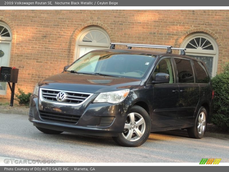 Nocturne Black Metallic / Ceylon Beige 2009 Volkswagen Routan SE