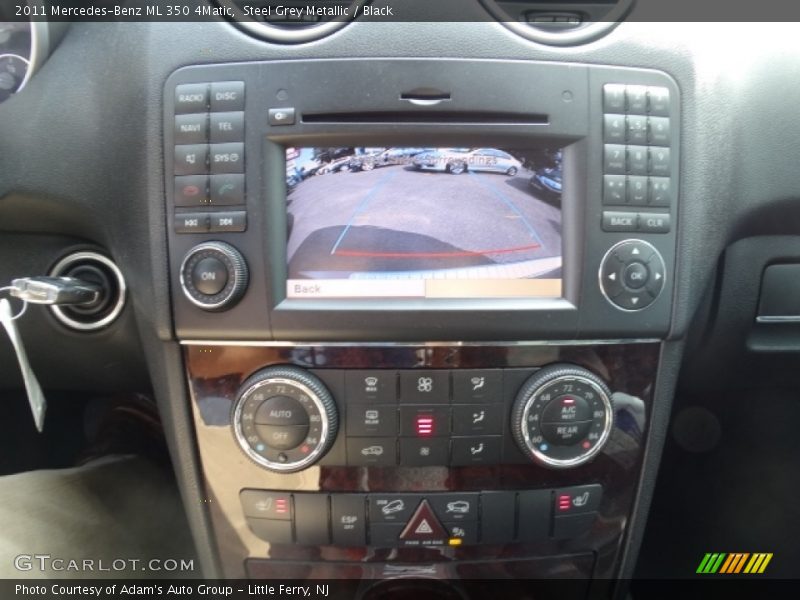 Steel Grey Metallic / Black 2011 Mercedes-Benz ML 350 4Matic