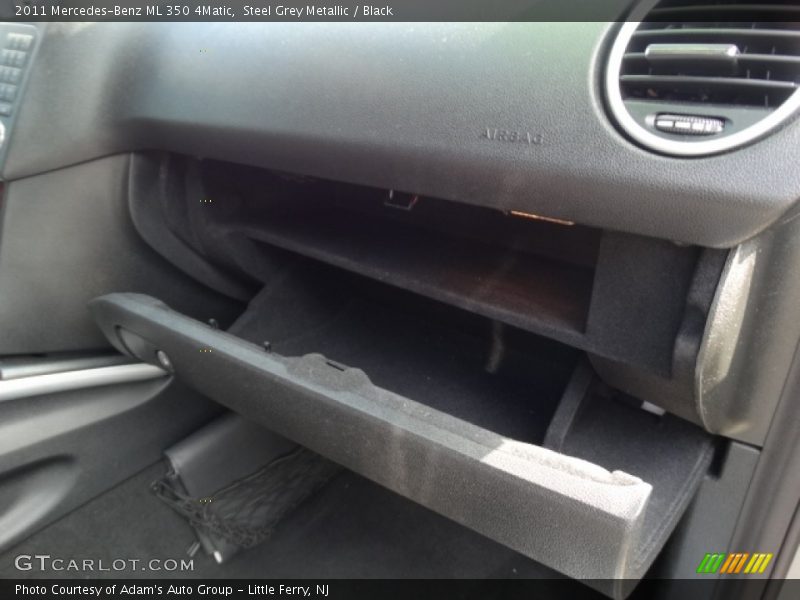Steel Grey Metallic / Black 2011 Mercedes-Benz ML 350 4Matic