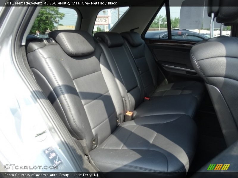 Steel Grey Metallic / Black 2011 Mercedes-Benz ML 350 4Matic