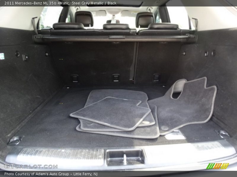 Steel Grey Metallic / Black 2011 Mercedes-Benz ML 350 4Matic