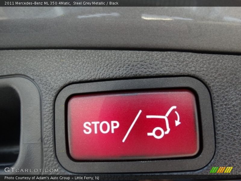 Steel Grey Metallic / Black 2011 Mercedes-Benz ML 350 4Matic