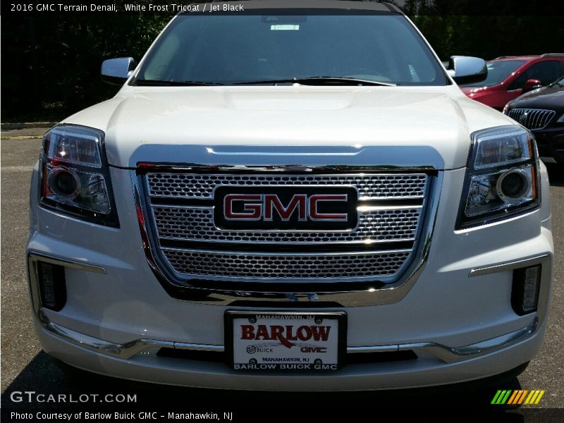 White Frost Tricoat / Jet Black 2016 GMC Terrain Denali