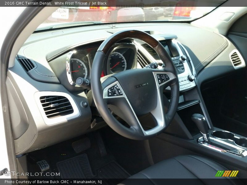 White Frost Tricoat / Jet Black 2016 GMC Terrain Denali