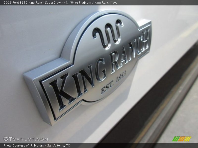 White Platinum / King Ranch Java 2016 Ford F150 King Ranch SuperCrew 4x4