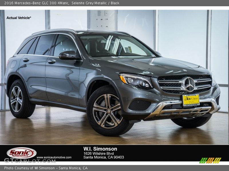 Selenite Grey Metallic / Black 2016 Mercedes-Benz GLC 300 4Matic