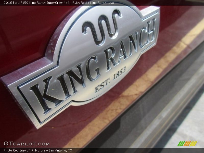 Ruby Red / King Ranch Java 2016 Ford F150 King Ranch SuperCrew 4x4