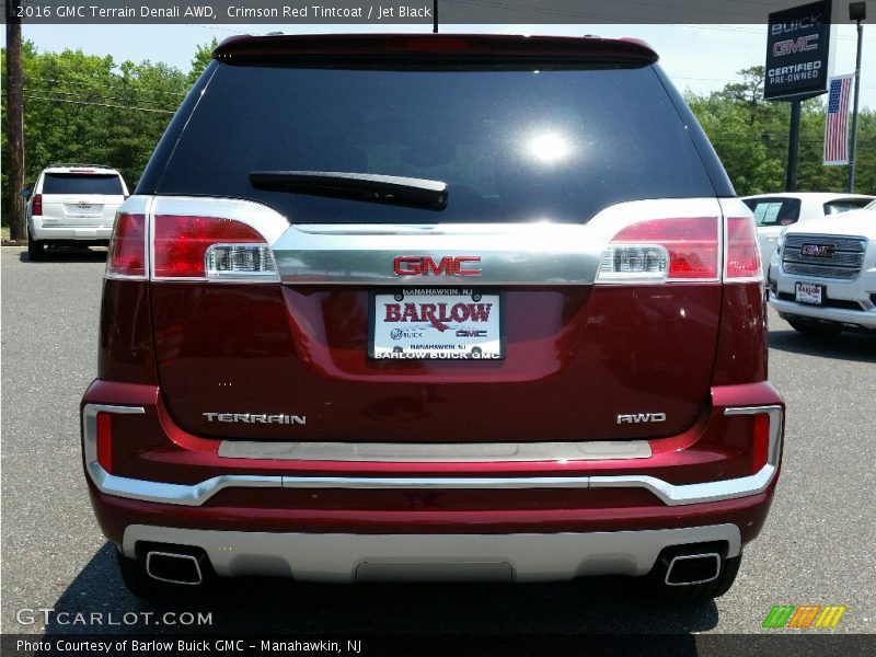 Crimson Red Tintcoat / Jet Black 2016 GMC Terrain Denali AWD