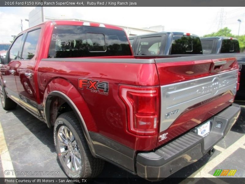 Ruby Red / King Ranch Java 2016 Ford F150 King Ranch SuperCrew 4x4