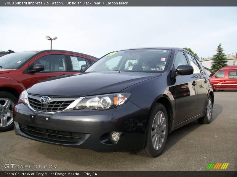 Obsidian Black Pearl / Carbon Black 2008 Subaru Impreza 2.5i Wagon