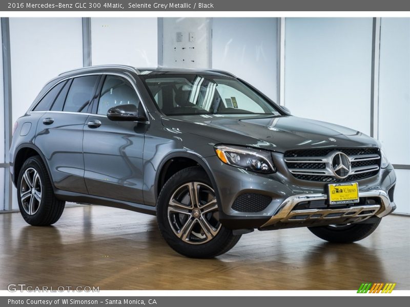 Selenite Grey Metallic / Black 2016 Mercedes-Benz GLC 300 4Matic