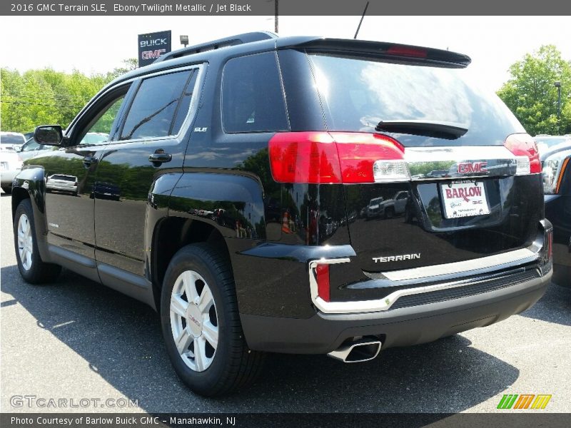 Ebony Twilight Metallic / Jet Black 2016 GMC Terrain SLE