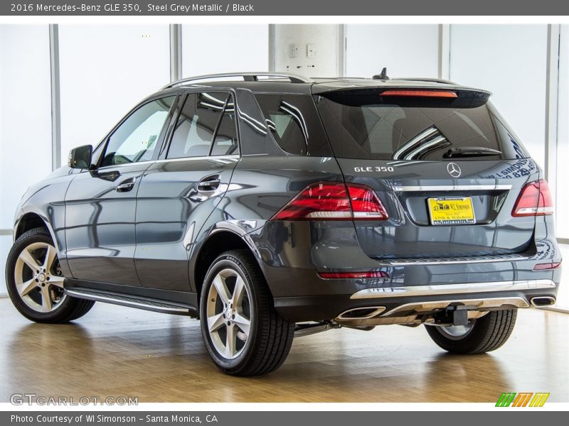 Steel Grey Metallic / Black 2016 Mercedes-Benz GLE 350