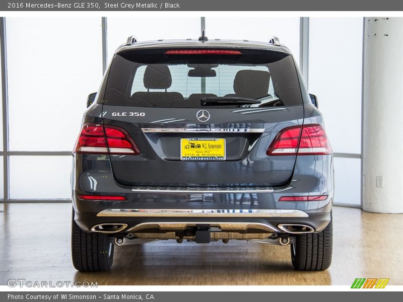 Steel Grey Metallic / Black 2016 Mercedes-Benz GLE 350