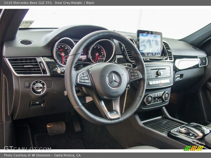 Steel Grey Metallic / Black 2016 Mercedes-Benz GLE 350