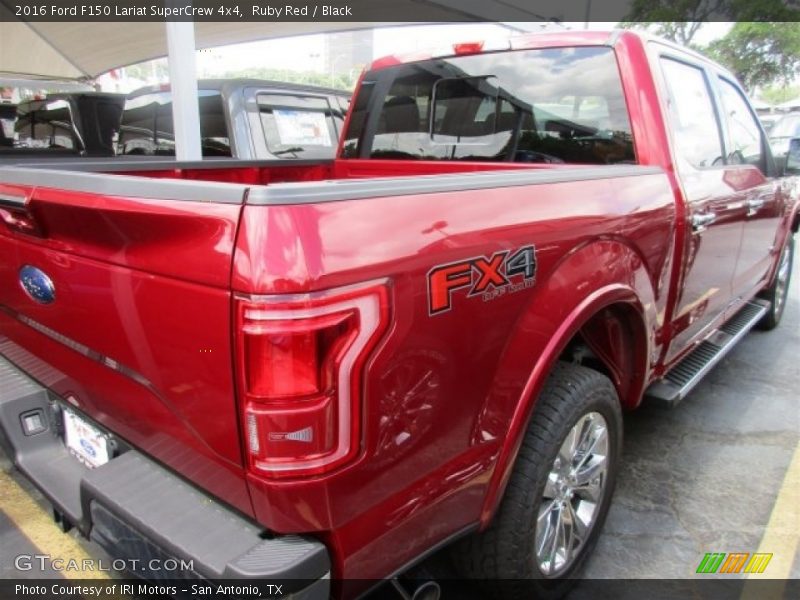 Ruby Red / Black 2016 Ford F150 Lariat SuperCrew 4x4