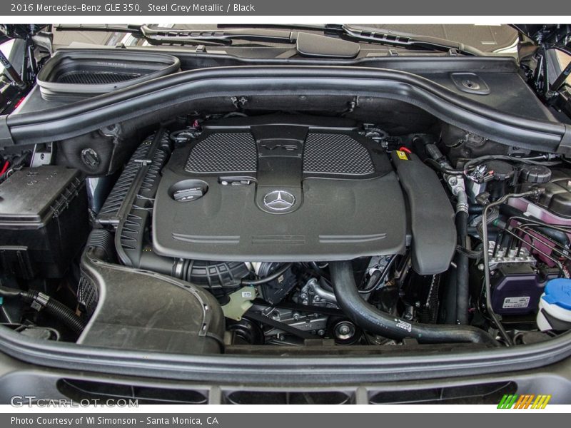 Steel Grey Metallic / Black 2016 Mercedes-Benz GLE 350