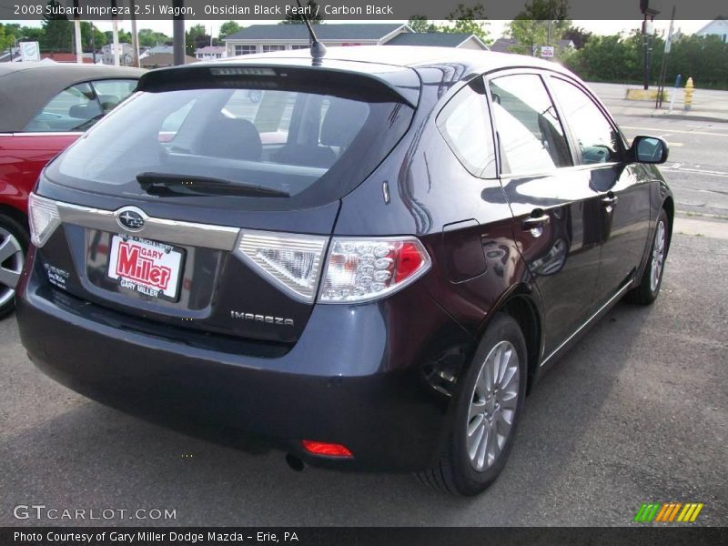 Obsidian Black Pearl / Carbon Black 2008 Subaru Impreza 2.5i Wagon