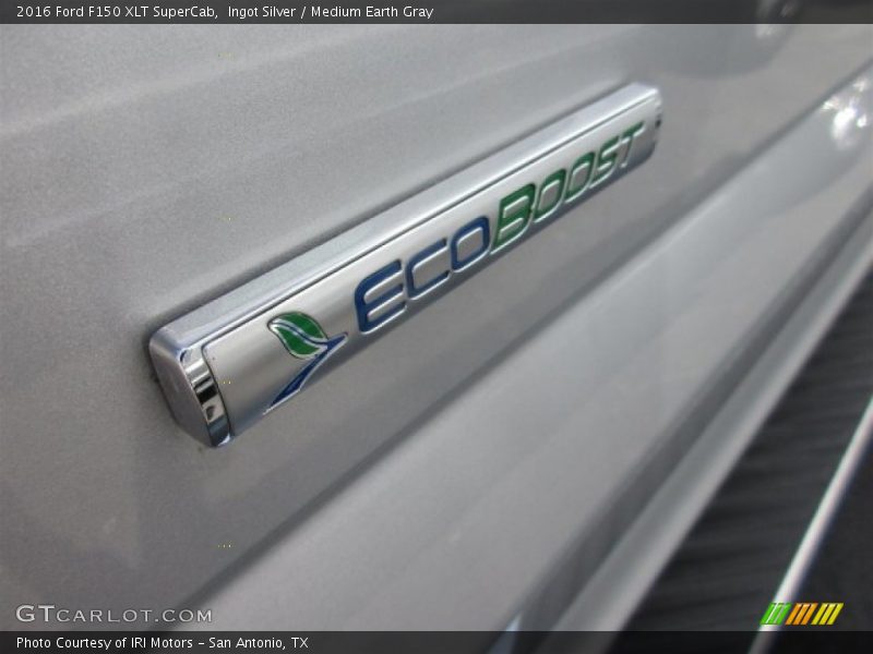 Ingot Silver / Medium Earth Gray 2016 Ford F150 XLT SuperCab