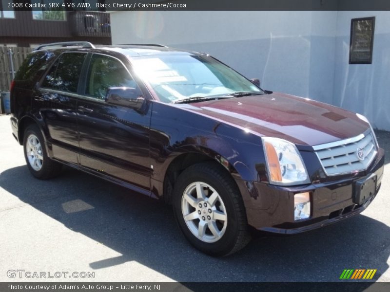 Black Cherry / Cashmere/Cocoa 2008 Cadillac SRX 4 V6 AWD