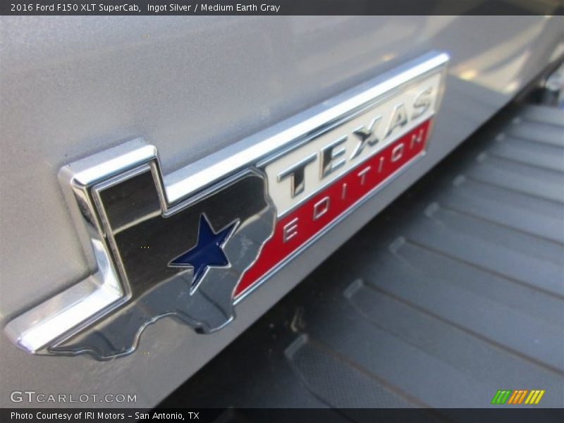 Ingot Silver / Medium Earth Gray 2016 Ford F150 XLT SuperCab
