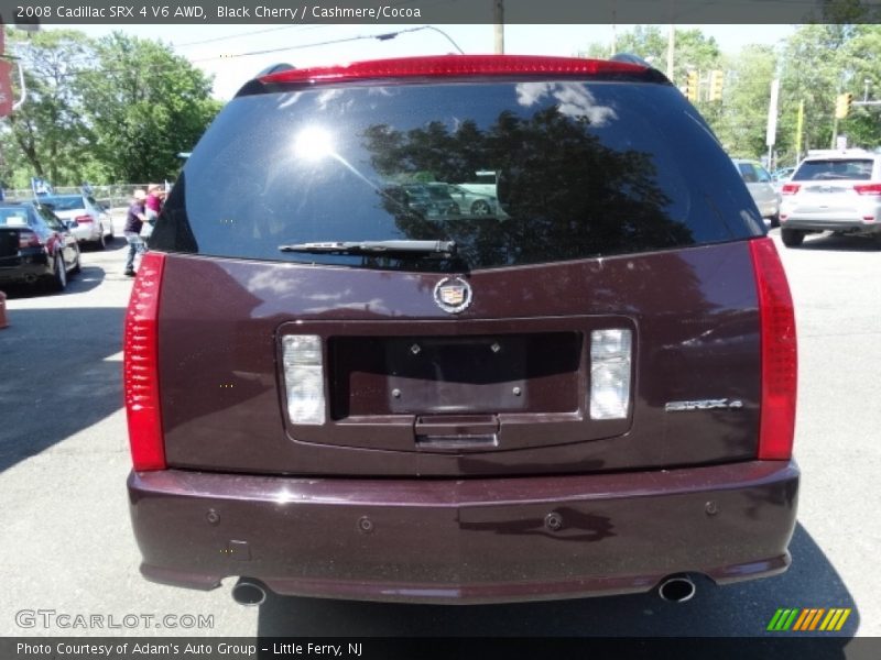 Black Cherry / Cashmere/Cocoa 2008 Cadillac SRX 4 V6 AWD