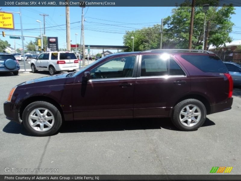 Black Cherry / Cashmere/Cocoa 2008 Cadillac SRX 4 V6 AWD